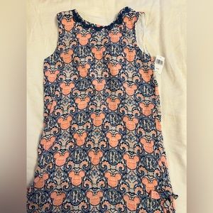 Rare Disney the Riviera resort lined dress, Child size M NWT